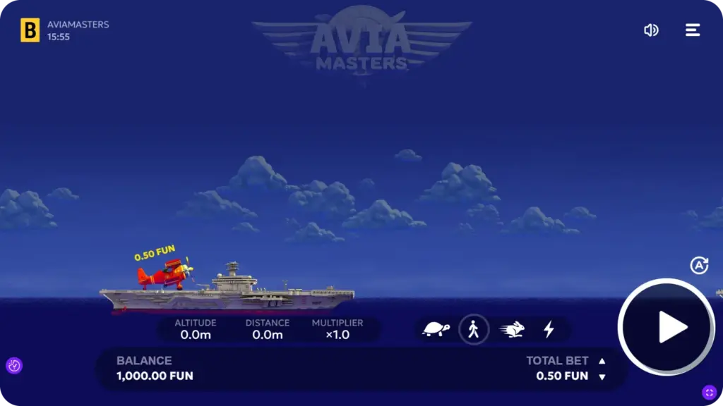 Flight screenshot displays the plane gathering an x3 multiplier mid-route over water at 15 seconds