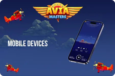Avia Masters slot displayed on a smartphone in landscape mode
